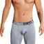 XTREMEN Grey Muted Geometric Print Boxer Brief