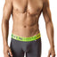 XTREMEN Grey/Neon Poly-Cotton Boxer Brief