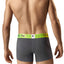 XTREMEN Grey/Neon Poly-Cotton Boxer Brief