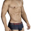 XTREMEN Grey/Red Exposed Microfiber Brief