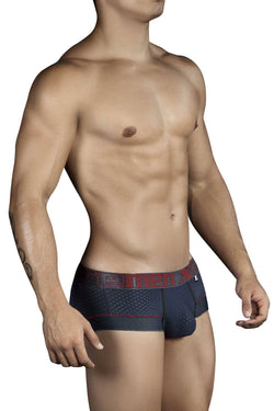 XTREMEN Grey/Red Exposed Microfiber Brief thumbnail 2