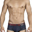 XTREMEN Grey/Red Exposed Microfiber Brief