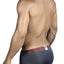 XTREMEN Grey/Red Exposed Microfiber Brief