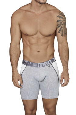 XTREMEN Grey/White Cotton Sport Boxer Brief thumbnail 2