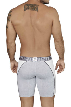 XTREMEN Grey/White Cotton Sport Boxer Brief thumbnail 4