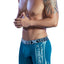 XTREMEN Jade-Green Microfiber Boxer Brief