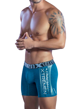 XTREMEN Jade-Green Microfiber Boxer Brief thumbnail 2