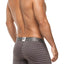XTREMEN Orange/Navy/White Stripe Microfiber Boxer Brief