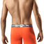 XTREMEN Orange/White Dot Microfiber Boxer Brief