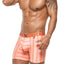 XTREMEN Orange/White Stripe Microfiber Boxer Brief