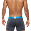 XTREMEN Red/Blue/Navy Stripe Microfiber Boxer Brief