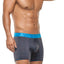 XTREMEN Red/Blue/Navy Stripe Microfiber Boxer Brief