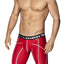 XTREMEN Red Decorative-Stitch Sport Xtreme Long Boxer