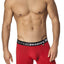 XTREMEN Red Microfiber Sport Boxer Brief