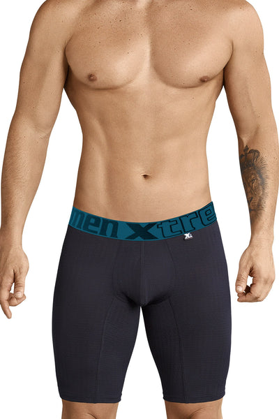 XTREMEN Solid Black Sports Boxer Brief