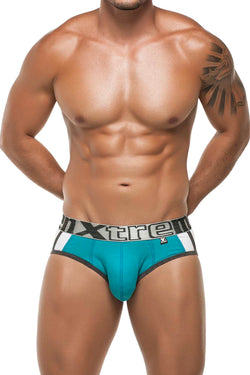 XTREMEN Teal-Green Sports Brief thumbnail 1
