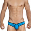 XTREMEN Turquoise/Black Lean-Cut Piping Brief
