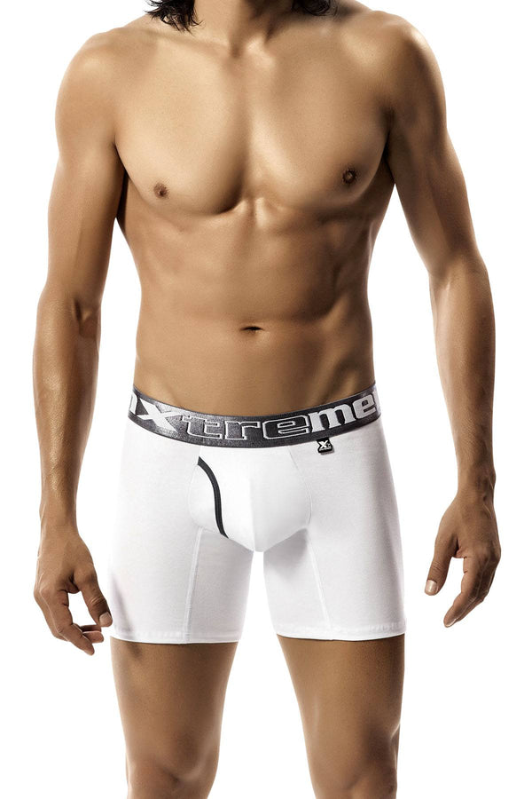 XTREMEN White Bragueta Boxer Brief