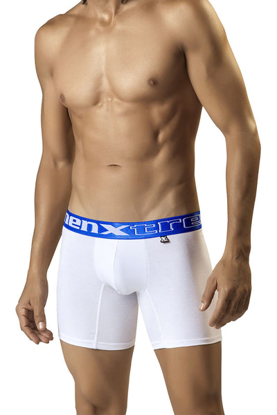XTREMEN White Classic Cotton Stretch Boxer Brief