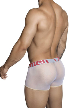 XTREMEN White/Gold/Red Microfiber and Mesh Trunk thumbnail 3