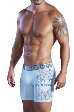XTREMEN White Maze Microfiber Boxer Brief thumbnail 2