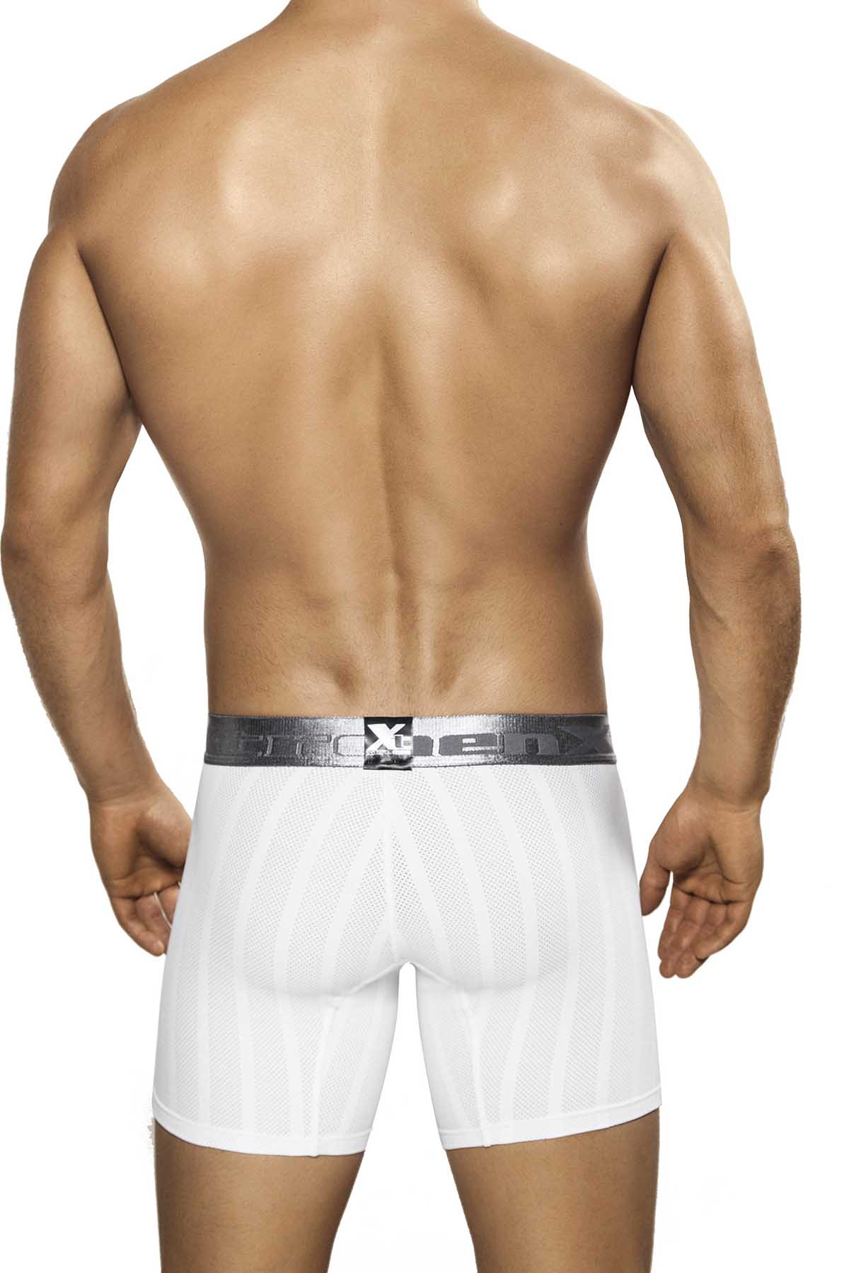 XTREMEN White Microfiber Classic Performance Boxer Brief