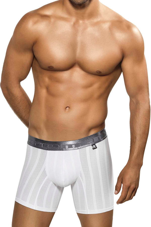 XTREMEN White Microfiber Classic Performance Boxer Brief