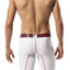 XTREMEN White/Red Microfiber Long-Boxer