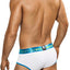 XTREMEN White/Turquoise Classic Contrast Brief
