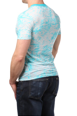 Y.M.L.A. Turquoise Burnout T-Shirt thumbnail 2