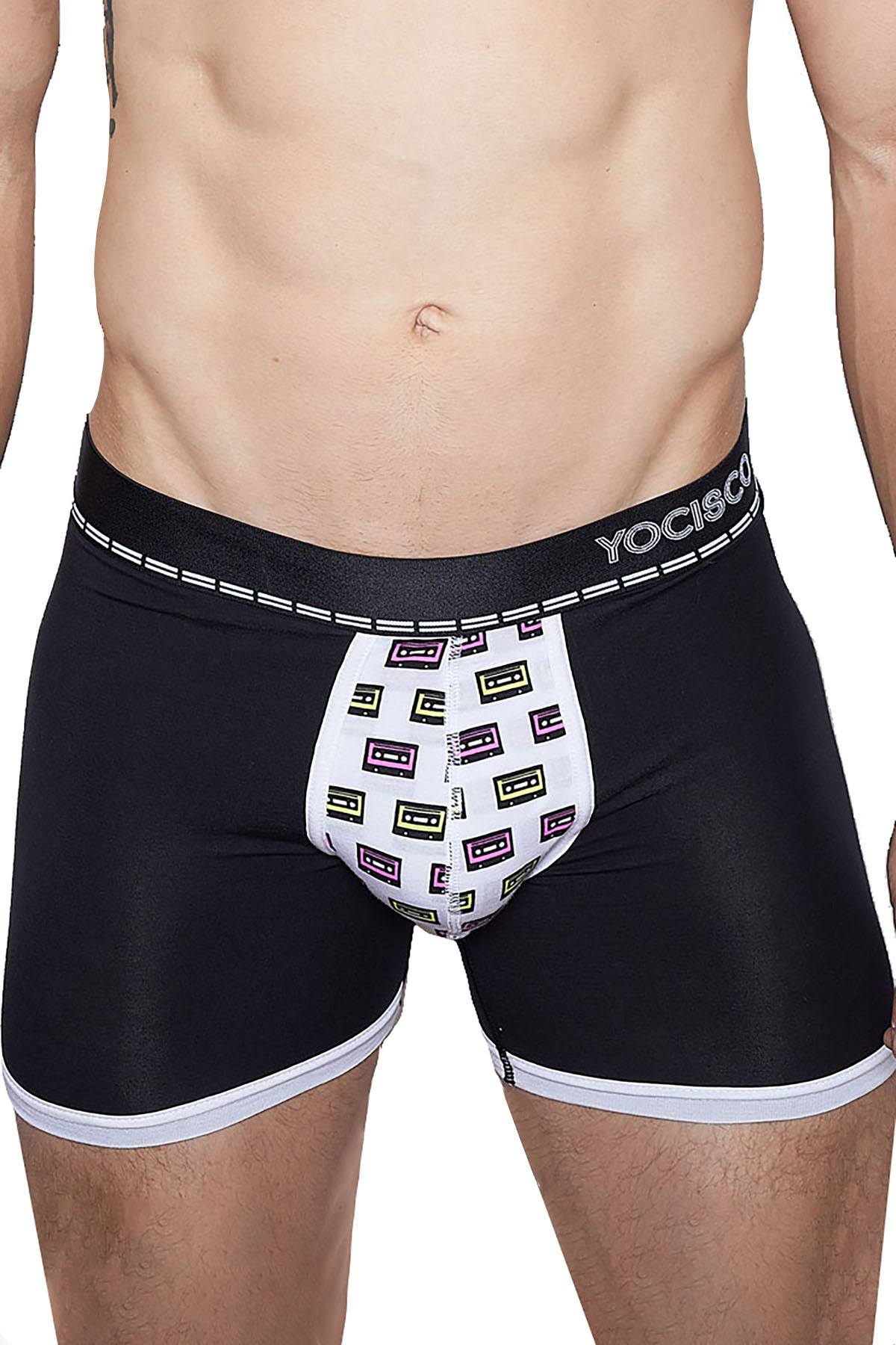 YOCISCO Black Mixtape Boxer Brief