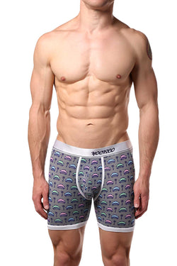 YOCISCO Grey La Havana Bamboo Boxer Brief thumbnail 1