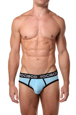 YOCISCO Light-Blue Bar-Back Jock-Brief thumbnail 2