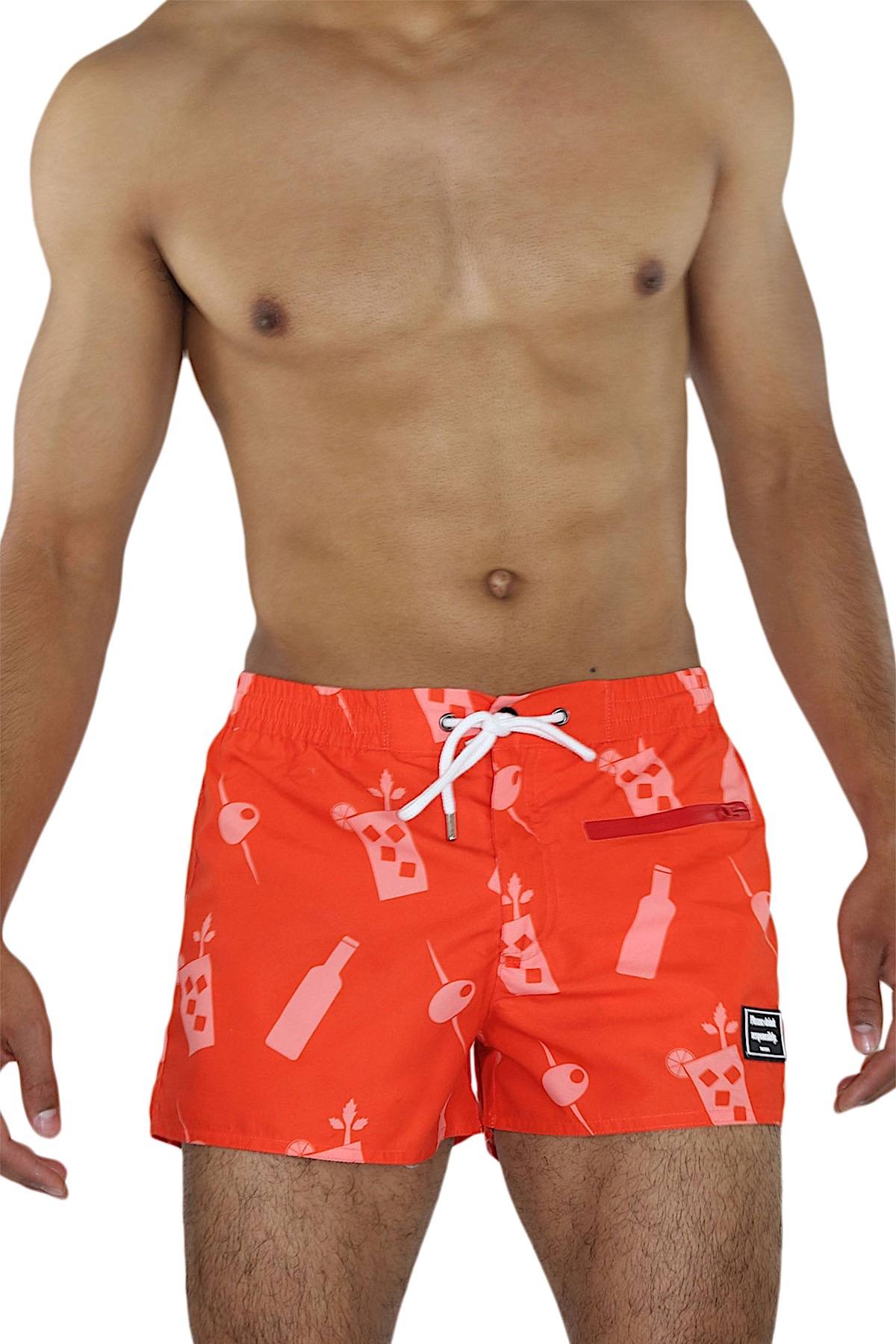 YOCISCO Red Bloody Mary 2" Swim Trunk