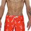 YOCISCO Red Bloody Mary 6" Swim Trunk