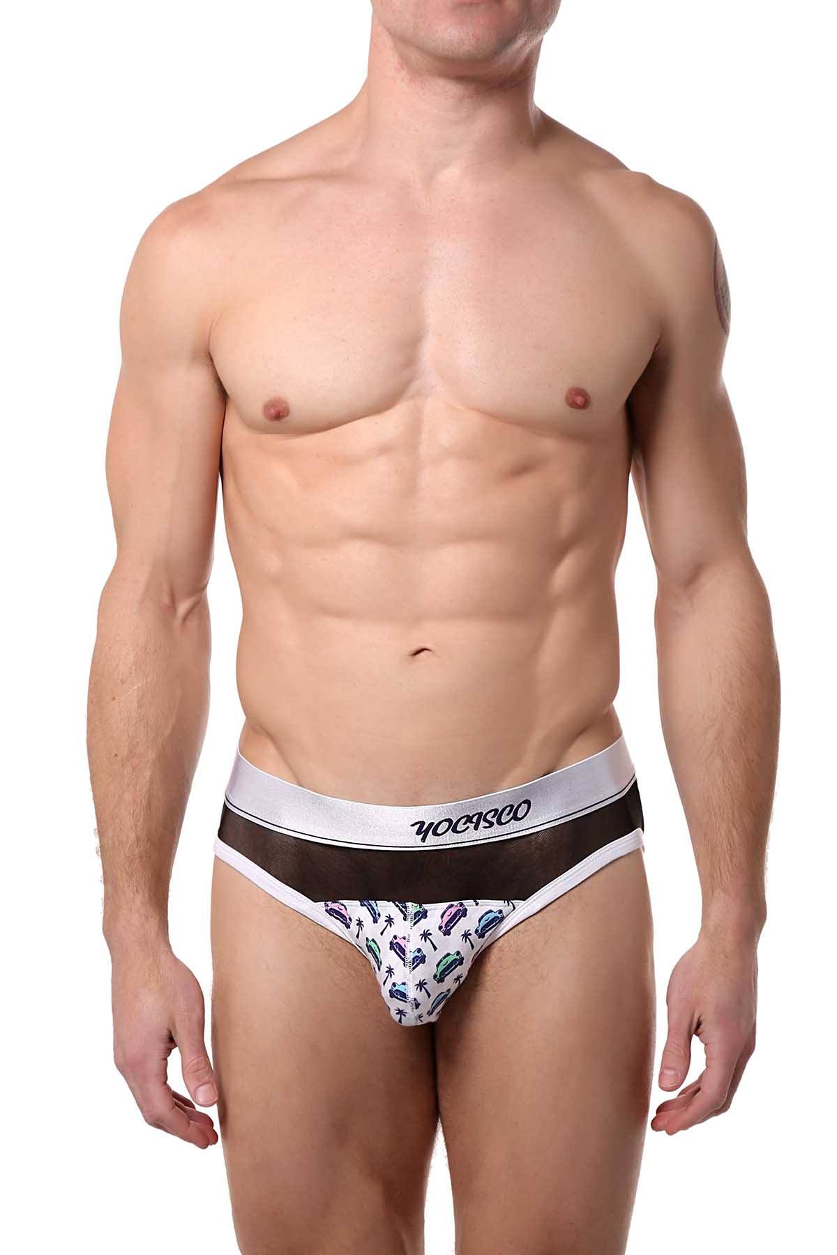 YOCISCO White La Havana Bamboo Bikini Brief