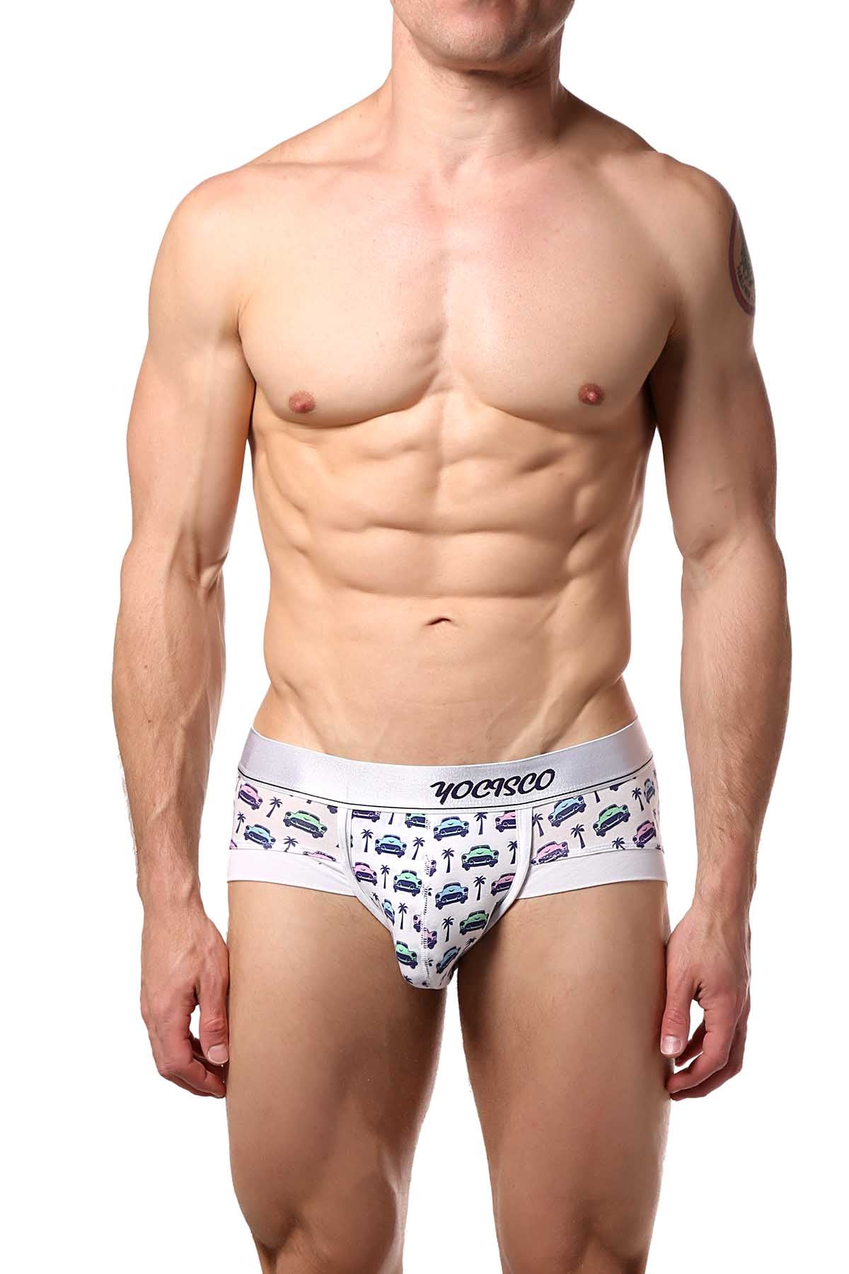 YOCISCO White La Havana Bamboo ISO Brief