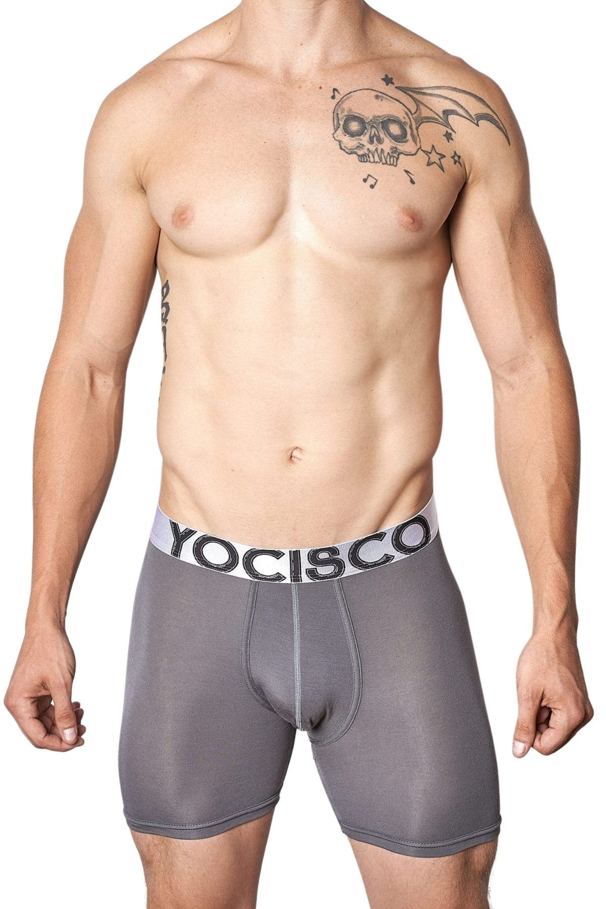 Yocisco Grey Essentials Boxer Brief