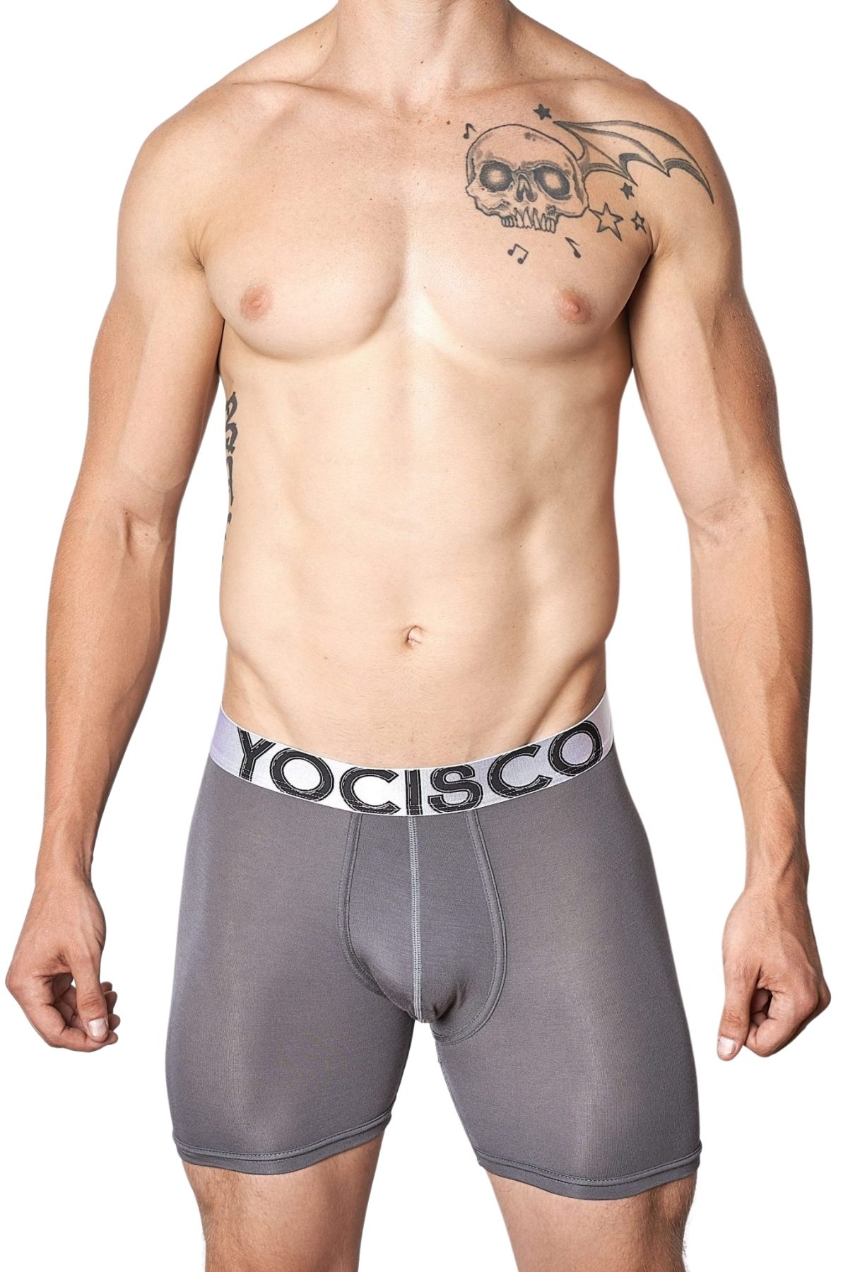 Yocisco Grey Essentials Boxer Brief