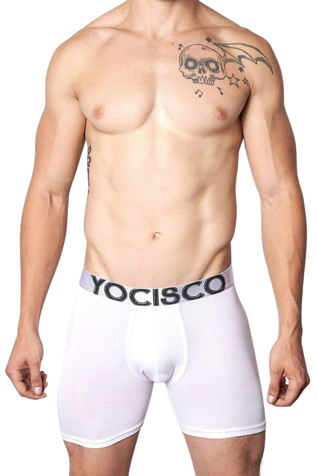 Yocisco White Essentials Boxer Brief