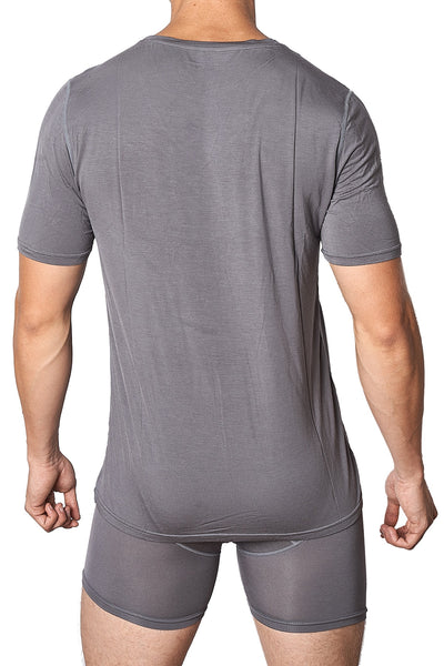 Yocisco's Slate Essentials V-Neck Shirt