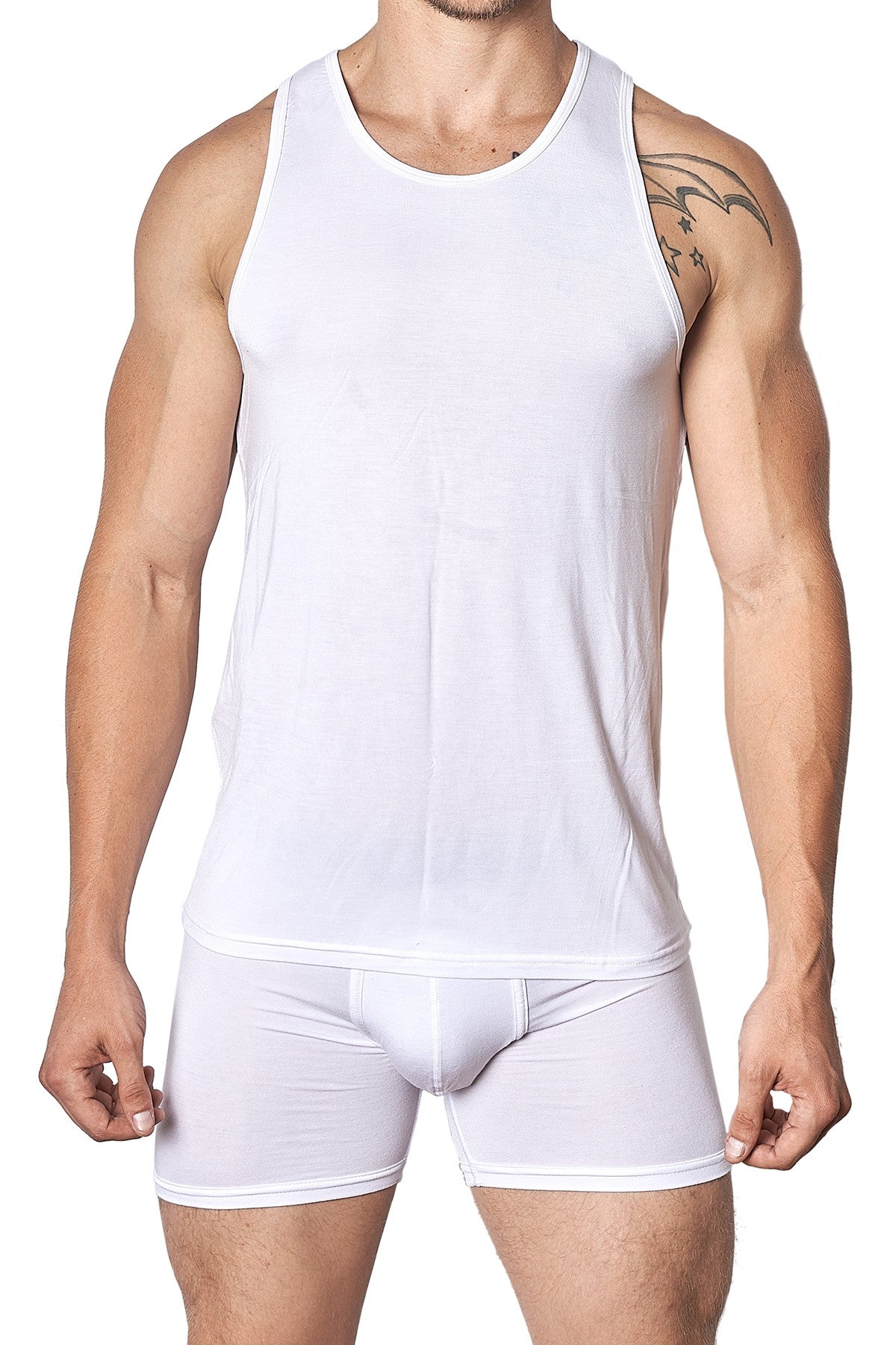 Yocisco's White Essentials Tank Top
