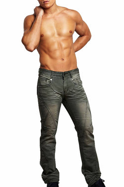 Young Republic Blue-Grey Disressed Billy Denim Pant thumbnail 2