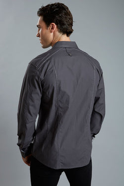 Young Republic Dark Grey Austin Long-Sleeve Button-Up thumbnail 2