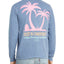 Youth Machine Paradise Long-sleeve Graphic Tee Blue Jean