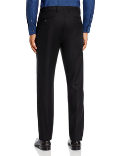 Zanella Noah Stretch Flannel Slim Fit Dress Pants Black thumbnail 2