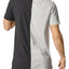Zanerobe Splice Flintlock Color-block Tee Silver Marl/Smoky Black