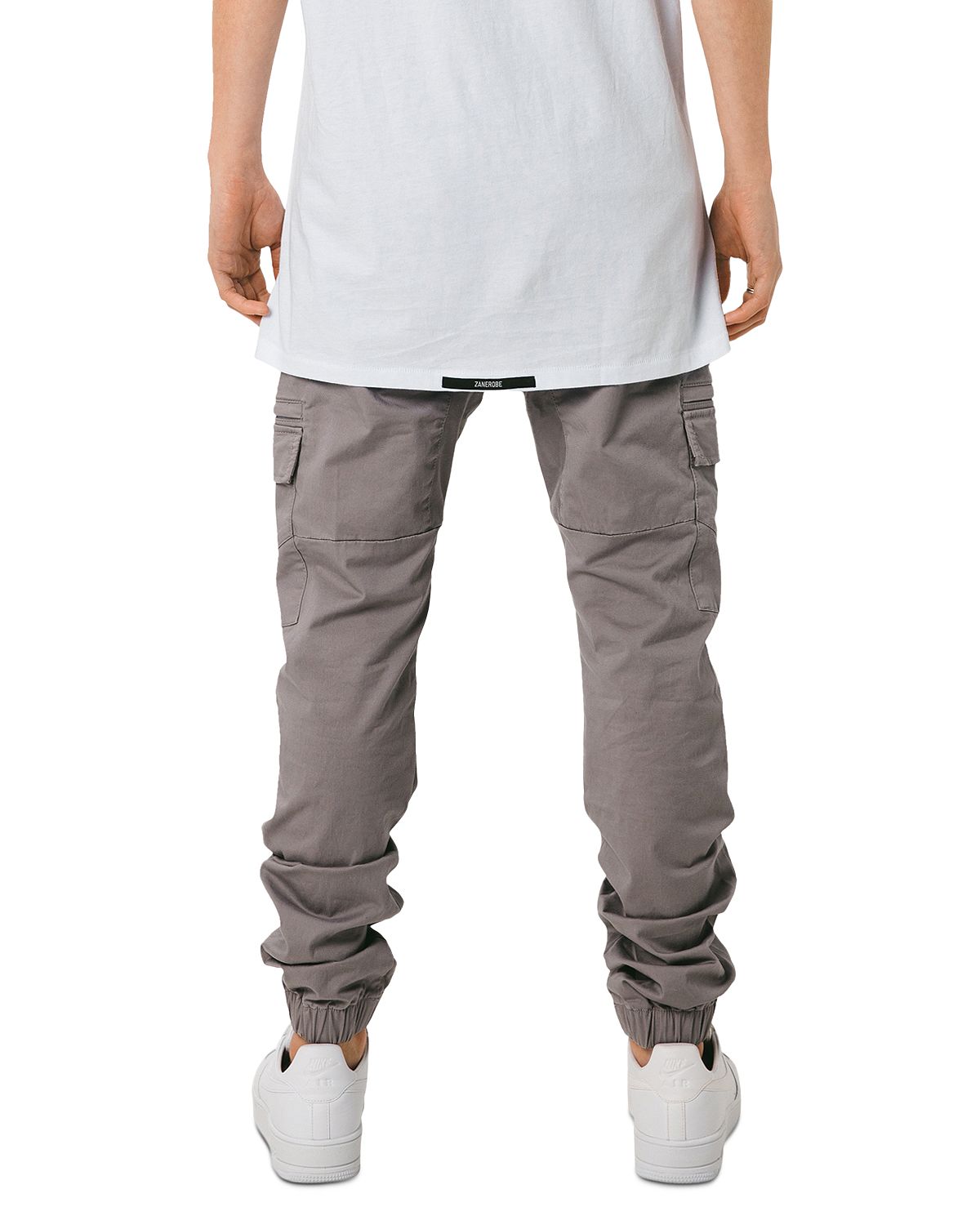 Zanerobe Sureshot Skinny Fit Lite Cargo Jogger Pants Cement