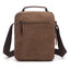 Zuolunduo Camel-Brown Canvas Tablet Messenger Bag