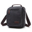 Zuolunduo Charcoal-Grey Canvas Tablet Messenger Bag